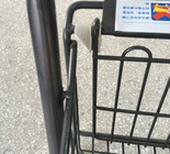 Panier d'épicerie de caddie de main de stockage de supermarché avec des roues