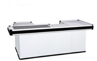La caisse de sortie blanche de bande de conveyeur de supermarché a adapté 2300×1200×850 aux besoins du client millimètre