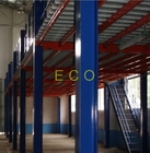 Supports résistants de stockage d'entrepôt de plancher en métal de mezzanine adaptés aux besoins du client