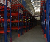Supports résistants de stockage d'entrepôt, supports en acier réglables de stockage de mezzanine de montants