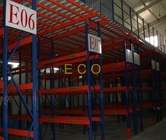 Supports résistants de stockage d'entrepôt, supports en acier réglables de stockage de mezzanine de montants