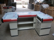 Bureau commercial de compteur de Tableau de caisse enregistreuse de magasin/bureau de caissier métallique avec la structure solide